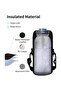 Travel bag, insulated water bottle bag, with cell phone pocket, adjustable shoulder strap, pink. - 2