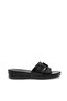 Decorative Buckle Slide Sandals - 3