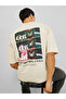 Street Fighter Print Oversized T-shirt