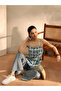 Blue Printed Cotton Straight Kurti - 5