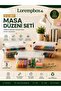 5-Piece 3 L Table Layout Storage Box Set |   Transparent Organizer Box with Locking Lid, Stationery and Hobby Organizer