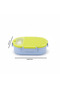 Blue & Green 2-Section Stainless Steel Lunch Box with Spoon – 23×16 cm - 4
