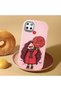Realme C25S Compatible Case Camera Protector Pink Silicone Couple Phone Case Girl Patterned - 2
