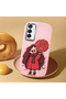 Samsung Galaxy M15 Compatible Case Camera Protective Pink Silicone Couple Phone Case Girl Patterned - 2