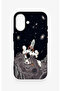 iPhone 16 Compatible Space Astronaut Patterned Silicone Case - 2