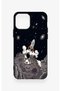iPhone 12-12Pro Compatible Space Astronaut Patterned Silicone Case - 2