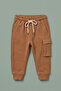 Basic Cargo Pocket Jogger Kids' Sweatpants Unisex Daily Wear (1-10 Years)