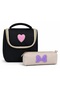 School Bag Set of 3 Imported Luxury School Bag Complete with Lining Waterproof Bag+Lunch Bag+Pen Holder Embroidered Print - 4