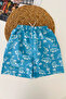Dinosaur Printed Boys' Swim Shorts - Blue - 2
