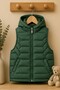 New Season Water Repellent - Cold-Proof Hooded Zippered Quilted Inflatable Vest (Unisex)
