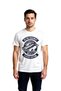 Men's Classic Muscle Car Printed Short Sleeve T-Shirt Retro Garage Pattern Relaxed Fit Casual Modern