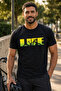 Black Men's T-Shirt 100% Cotton Life Is Bike Bicycle Printed Crew Neck Oversize