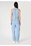 Regular Fit Women's Indigo Jean Jumpsuit - 2