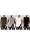 Men's 4-Pack Color Pack Regular Fit Crew Neck Sports Sleeveless T-Shirt - 2