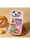 Pink Silicone Case with Shock-Absorbing Camera Protections Compatible with iPhone 13/14 - 2