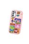 Oppo A55 4g Compatible Shock-Absorbing Camera Protected Pink Silicone Case - 3