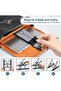Adjustable Folding Laptop Stand, Portable Foldable Notebook Holder Ergonomic Desktop Riser for Office Home Use - 7