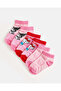Girls Pink Hello Kitty and Kuromi 3-Pack Ankle Socks - 2