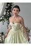 Women's Sari Strap Plaid Poplin Sweetheart Neck Buttoned Maxi Dress with Tie Detail - 7