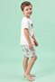Naruto Print Shorts Pyjama Set - 2