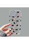 iPhone 15 Compatible Camera Protected Anti-Shock Aesthetic Print Patterned Transparent Silicone Case
