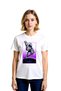Women's Astronaut Skateboard Printed T-Shirt Space Themed Graphic Pattern Short Sleeve Round Neck Relaxed Fit