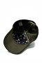 Replaceable Patch Hat with Letter E Patch Detail |   Meshless Flat Trucker Cap Baseball Hat - 3