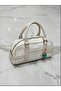 Women's Lock Detail Sporty Stylish Hand and Shoulder Bag - 3