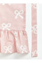 Lcw Home Pink Bow Patterned Women's Kitchen Apron - 3