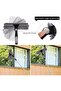 Four-piece set of retractable window cleaner and vacuum cleaner (grey) - 2