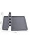 Two-piece silicone kitchen storage rack in black - 5