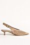 Layzer Women's Perforated Suede Low Heel Pointed Toe Shoes 4cm - 2