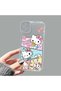 iPhone 11 Compatible Camera Protected Anti-Shock Aesthetic Print Patterned Transparent Silicone Case