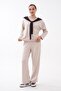 Women's Shawl Look Detailed Sweat Pants Modal Set 265193 - - 3