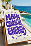 Pop Art Main Character Energy Mor Written Patterned 70X150 Beach Towel - Digital Printed Bath Towel