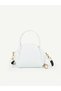 Parma Women's Hand and Shoulder Bag with Zipper Detail and Adjustable Strap - 5