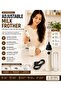 Adjustable Rechargeable Milk Frother with 3 Speed Settings, USB Charging, Stainless Steel Whisk for Coffee, Latte, Cappuccino & Hot Chocolate