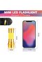 4-Pack Glow-in-Dark Mini LED Flashlight Portable Compact Gifts | Self-glow Function, Compa - 3