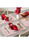 Valentine's Day Table Top Collection, Table Runner, 14x108, Hearts Collage - 3