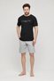 Men's Two-Piece Set 100% Cotton, Summer, Gym, Athlete, Football, Fitness, Jogging, Home Wear Anti-Sweat - 5