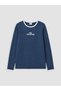 Plum Crew Neck Letter Printed Girls' T-Shirt (W6) - 2