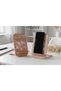 Natural Wooden Phone Stand Decorative Phone Holder Gift Item Stylish Design - 2