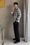 Men's Plaid Lumberjack Shirt Comfortable Fit Long Sleeve Double Pockets Button down Casual Shirt - 2