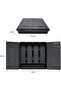 Silverware Organizer with Lid, Flatware Storage Box Silverware Holder, Kitchen Utensil Organizer for - 3