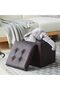 Ottoman Storage Stool,Foldable Storage Ottoman Box,Padded Seat for Dorm Living Room,Versatile - 2