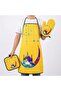 مريلة مطبخ سعودية تراثية 3 قطع بتصميم الدلة مقاومة للماء | Saudi Heritage 3-Pc Dallah Kitchen Set - - 2