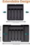 Expandable Silverware Drawer Organizer – Adjustable BPA-Free Cutlery Tray for Spoons, Forks, and Kni - 7
