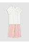 Lcw Dream Pink Printed 100% Cotton Women's Capri Pajama Set - 5