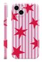 iPhone 13 Stars Protect Slim Glossy Full Covering Print Camera Protected Phone Case