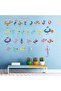 Arabic Alphabet Wall Stickers for Kids, Alif Baa Taa Vinyl Decals with 28 Letters, Educational Remov - 4